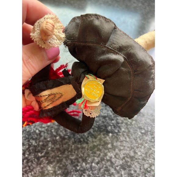 Vtg Folk Art Doll from Portugal, Mascotes De Maria Helena Doll, 2 Original Tag - Picture 5 of 10